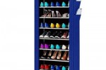 Armoire A Chaussures 27 Paires - Bleu