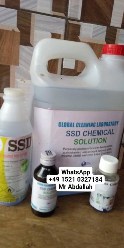 SSD Chemical Solutions for Currency Cleaning