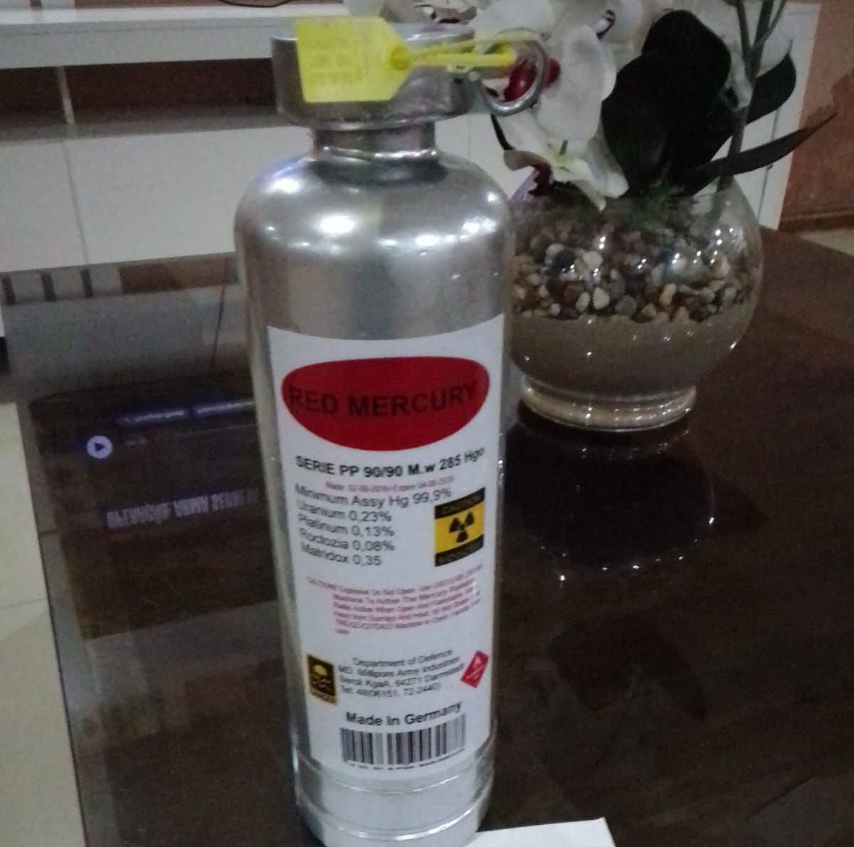 Mercure liquide rouge pur à vendre