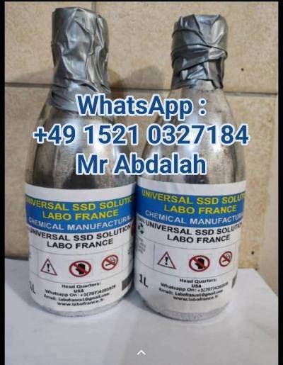 Ssd chemical solution for cleaning defaced currency
