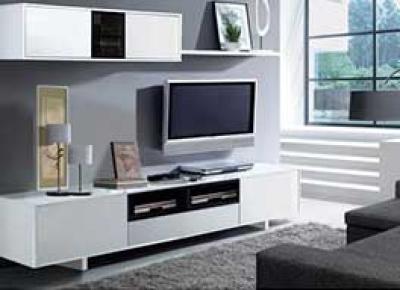 Vend armoire pour tv avec sa tablette design 