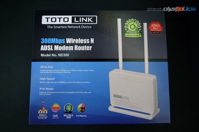Modem Routeur ADSL2+ 300mbps Totolink