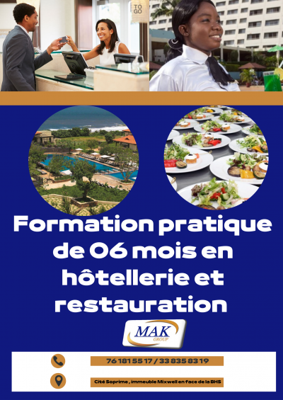 Formation pratique en hôtellerie/Restauration