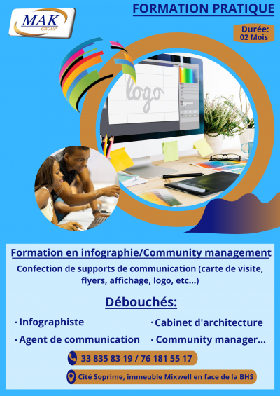 Formation infographie/community management 