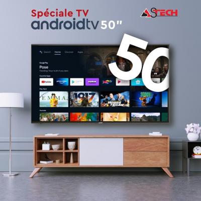 Télévision Astech 75 pouce smart - Plateau