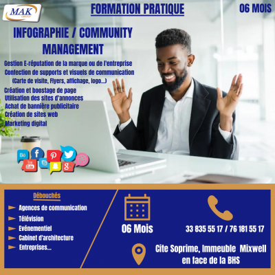 Formation Infographie/Community manager