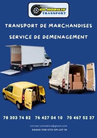 Transport de marchandises /Service de déménageme
