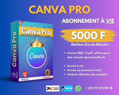 Canva PRO à vie 