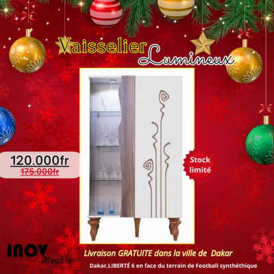 Vaisseliers lumineux promo noel12