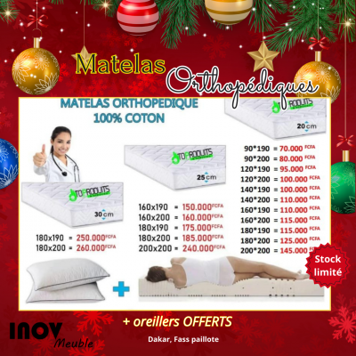 Matelas orthopédique Noel13