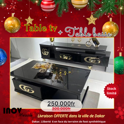 Ensembles table tv + table basse promo noel18