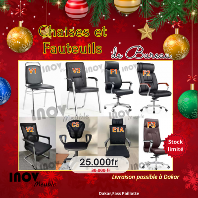 Chaises / Fauteuils de bureau promo noel18