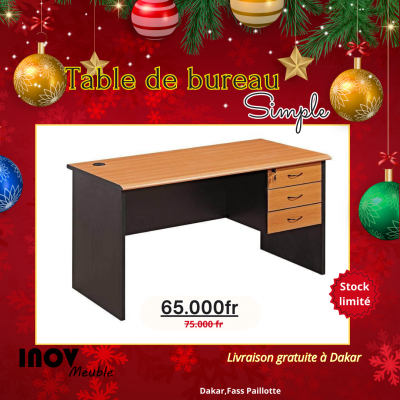 Table de bureau promo Déc30