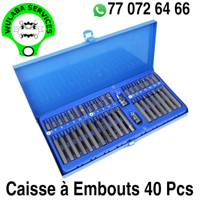 CAISSE A EMBOUTS 40 PIECES 