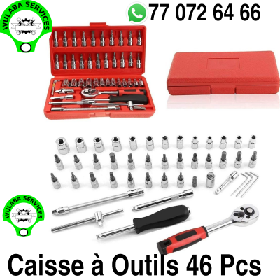 CAISSE A OUTILS 46 PIECES Portatif