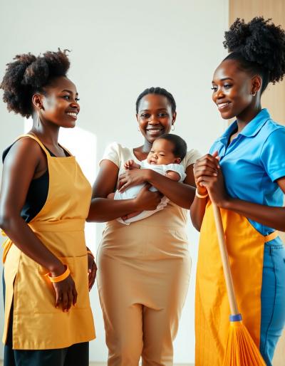 BESOIN D'UNE CUISINIÈRE, NOUNOU, FEMME DE MÉNAGE