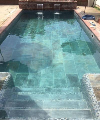 Carreaux piscine bali green espagnol
