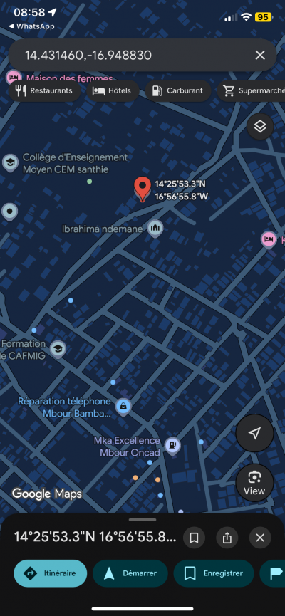 Terrain 300 mètres carrés à vendre à Mbour Sé