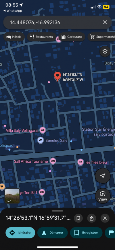 Terrain de 520 mètres carrés à vendre à Saly S