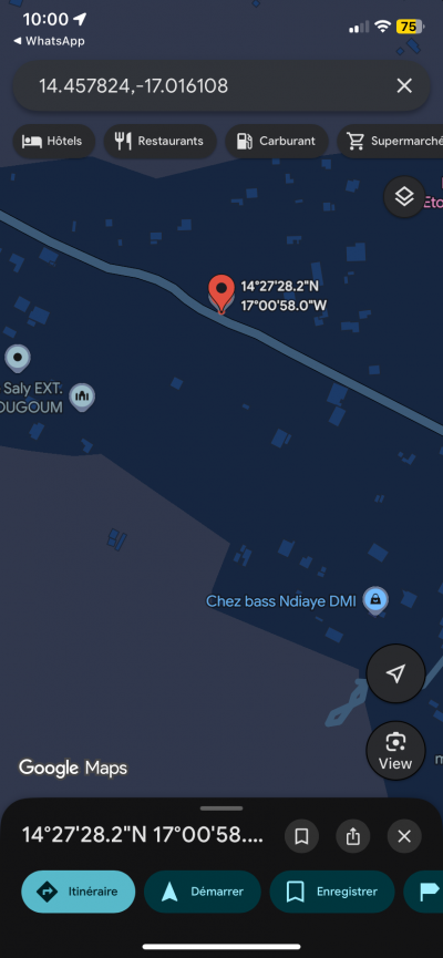 Terrain 600 mètres carrés à vendre à Saly Sén