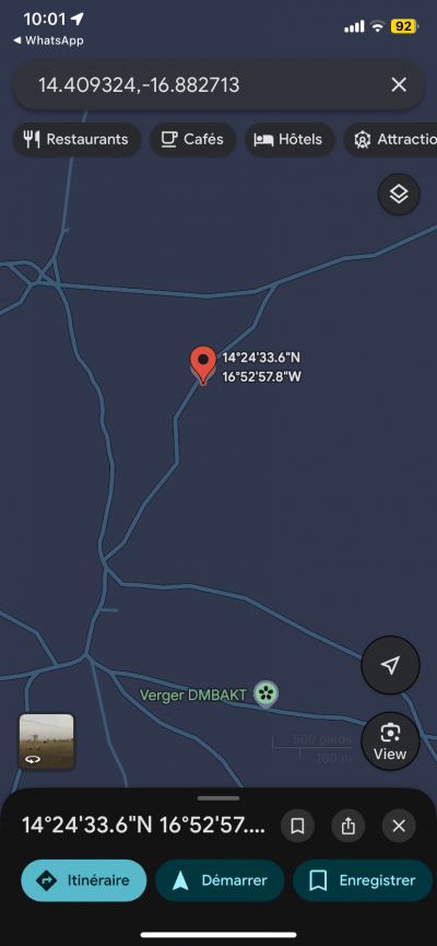 Terrain 3 hectares et demi à Mbourokh Sn