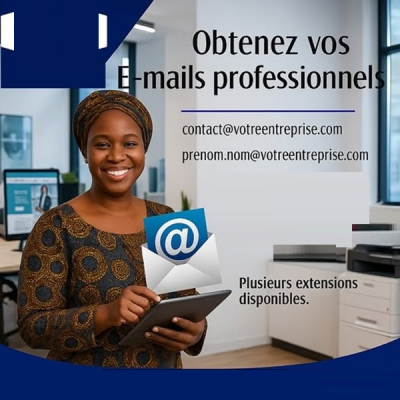 Obtenez votre adresse email professionnelle