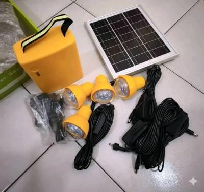 Kit d'Éclairage Solaire 4 lampes