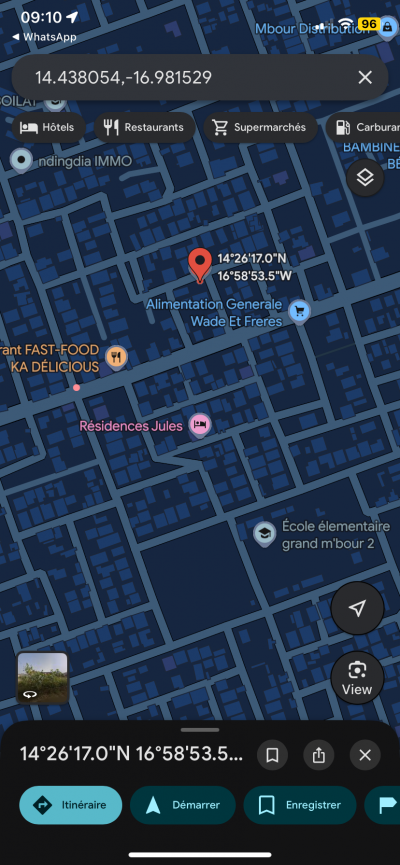 Terrain 300 mètres carrés à vendre à Saly Sén