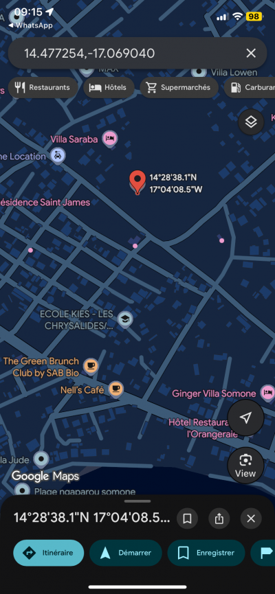 Terrain 688 mètres carrés à vendre à Somone Sn