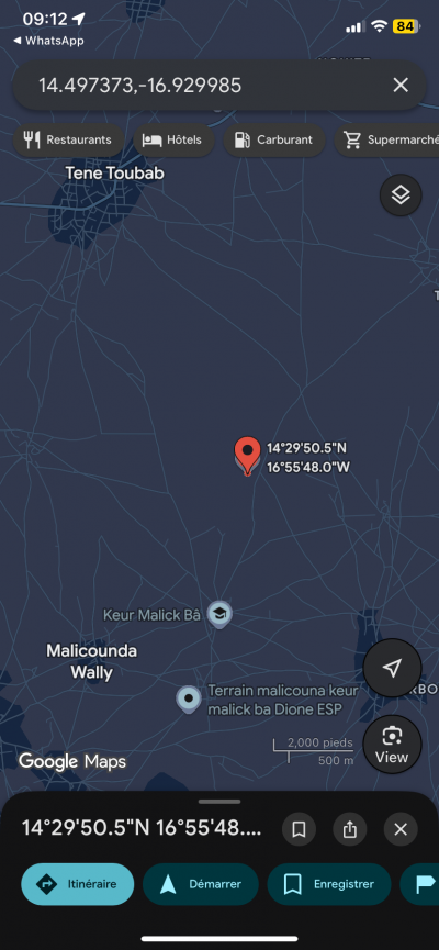 Terrain 225 mètres carrés à vendre à Malicound