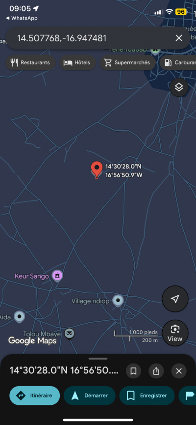 Terrains 225 mètres carrés à vendre à Tène to