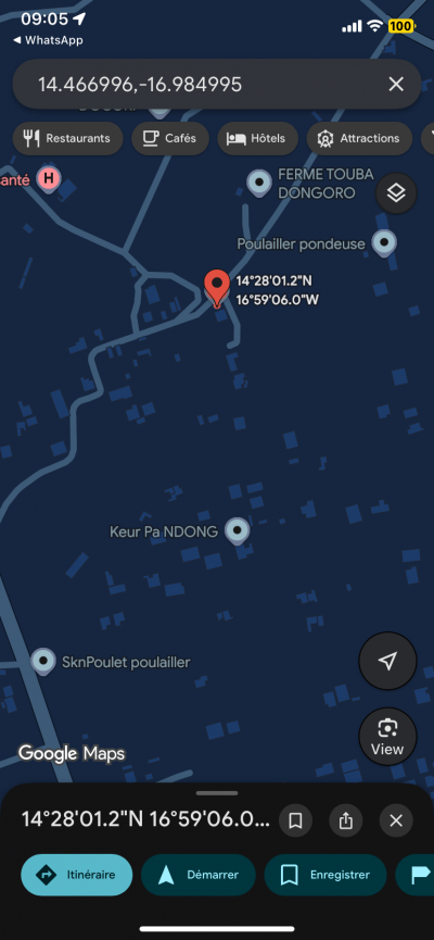 Terrains 225 mètres carrés à vendre à Gandigal