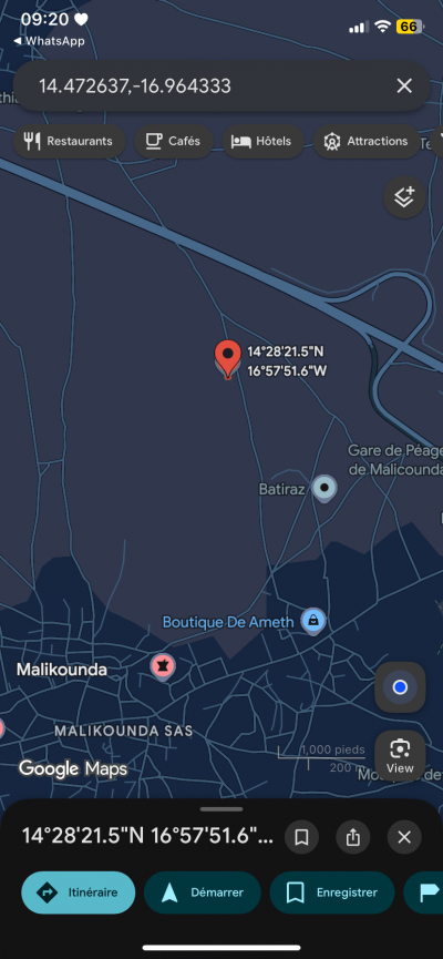 Terrains 300 mètres carrés à vendre à Malicoun