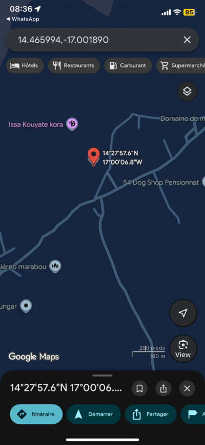 Terrain 225m2 à vendre à Keur Youngar Sénégal