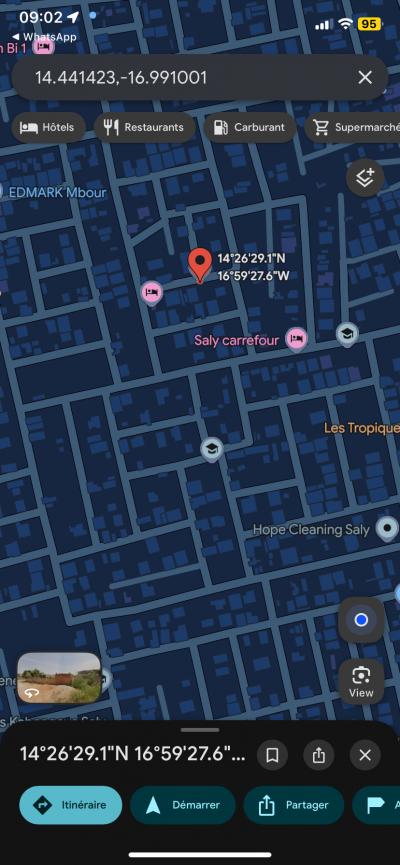 Terrain 300 mètres carrés à vendre à Saly Sénégal