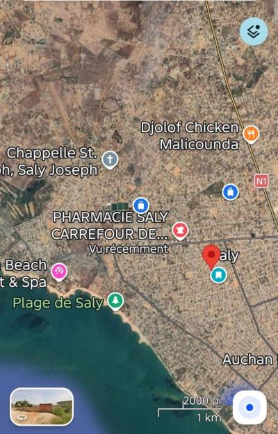 Terrain 300 mètres carrés à vendre à Saly Sénégal
