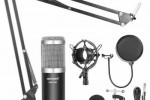 Ensemble microphone studio professionel 