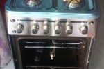 CUISINIERE INOX FULL OPTION 4 FEUX