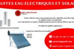 CHAUFFES EAU ÉLECTRIQUES ET SOLAIRES A BON PRIX  CHAUFFES EAU ÉLECTRIQUES ET SOLAIRES A BON PRIX