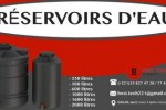 RÉSERVOIRS D'EAU A BON PRIX  RÉSERVOIRS D'EAU A BON PRIX