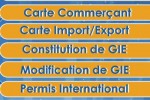 Registre de commerce/ Carte import Export / Ninéa