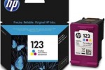 Hp Cartouches D'encre 123 - Trois Couleurs - F6V16 Hp Cartouches D'encre 123 - Trois Couleurs - F6V16
