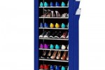 Armoire A Chaussures 27 Paires - Bleu Armoire A Chaussures 27 Paires - Bleu