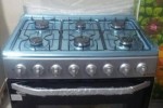 Cuisinière 6 feux inox Astech  Cuisinière 6 feux inox Astech