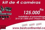 SPECIAL PROMO KIT DE 4 CAMERAS WIFI HD