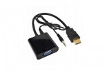 Convertisseur HDMI vers VGA - Noir Convertisseur HDMI vers VGA - Noir