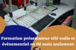 Formation présentateur télé radio et événemen