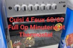 Cuisinière 4 feux 60/60 full Options 100% inox Cuisinière 4 feux 60/60 full Options 100% inox