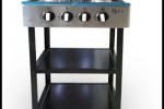 CUISINIERE ETAGERES 4 FEUX ALLUMAGE AUTOMATIQUE CUISINIERE ETAGERES 4 FEUX ALLUMAGE AUTOMATIQUE