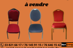 CHAISES VIP BLEUES ET ROUGES A VENDRE  CHAISES VIP BLEUES ET ROUGES A VENDRE